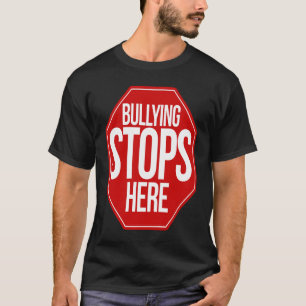 Camiseta El acoso se detiene aquí, no se permite a los mato
