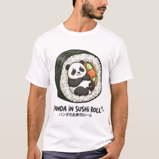 Camiseta El adorable rollo de sushi de panda de tus sueños