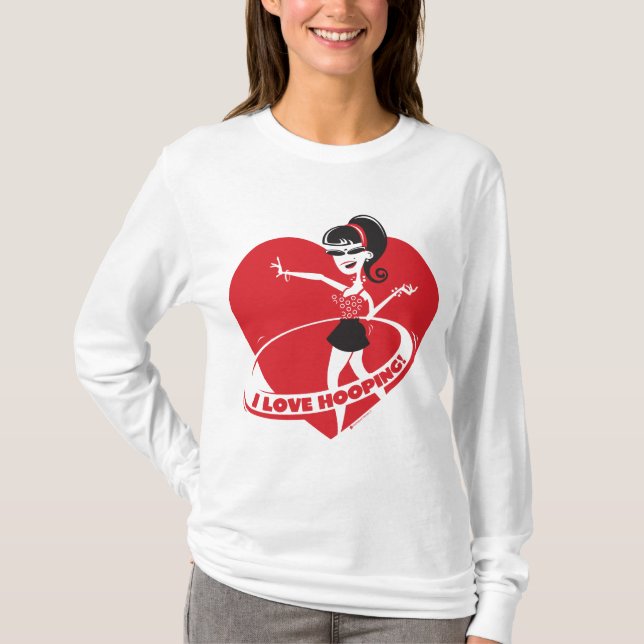 Camiseta El adulto de la diva de Hooping y embroma todos (Anverso)