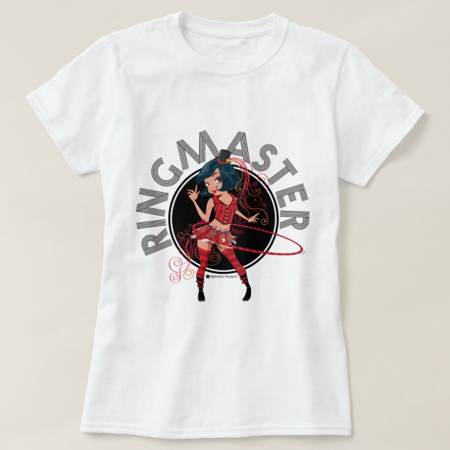 Camiseta El adulto del director de pista de circo (Diseño del anverso)