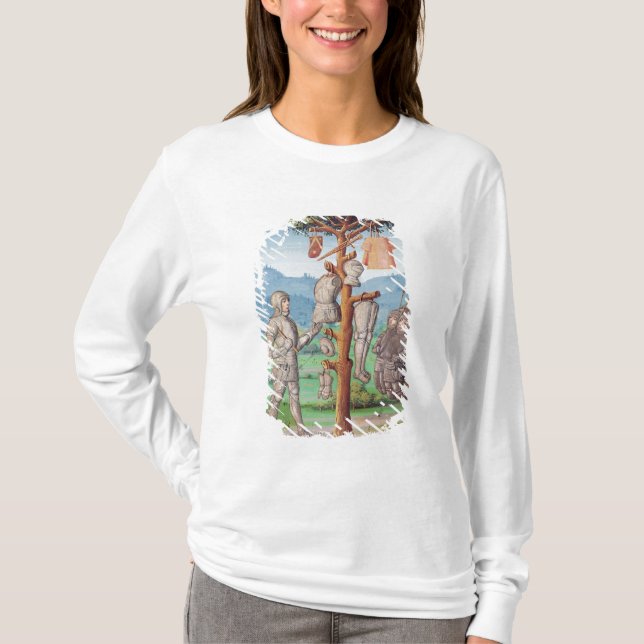 Camiseta El Aeneid de Virgil con un comentario cerca (Anverso)