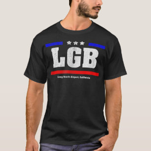 Camiseta El Aeropuerto LGB Long Beach Permite Volar Patriót