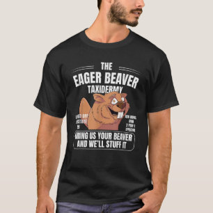 Camiseta El afectuoso castor Taxidermy Funny Dad Chiste Adu