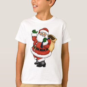Camiseta El agitar feliz de Papá Noel