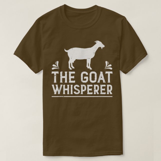 Camiseta El agricultor Cabra Whisperer (Diseño del anverso)
