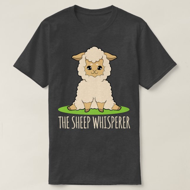 Camiseta El agricultor del Whisperer de ovejas (Diseño del anverso)