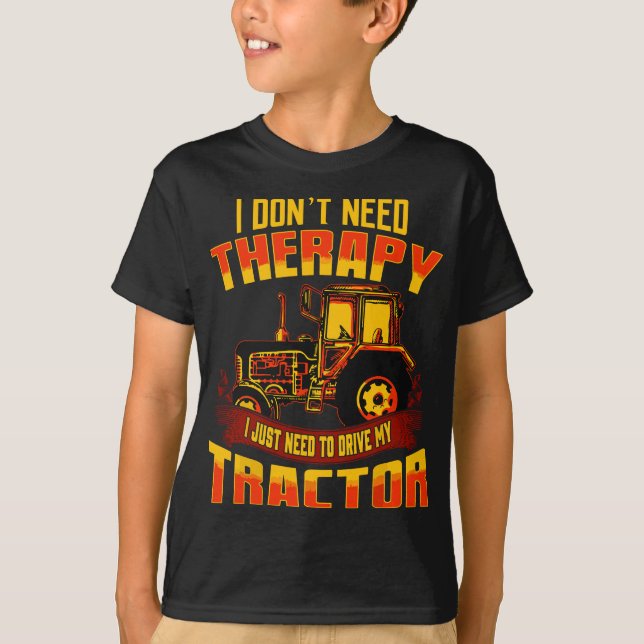 Camiseta El agricultor Tractor Farming Funny Cita Humor Far (Anverso)