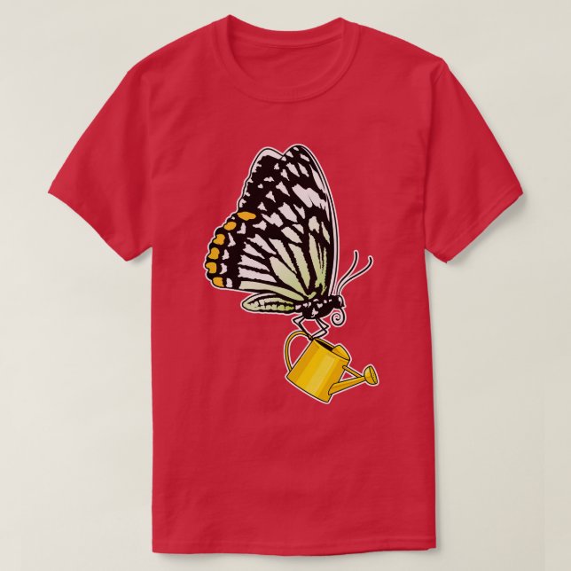 Camiseta El agua de mariposa puede (Diseño del anverso)