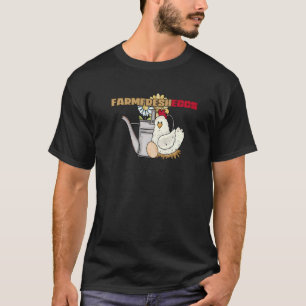 Camiseta El Agua De Pollo Vintage Puede Cultivar Huevos Fre