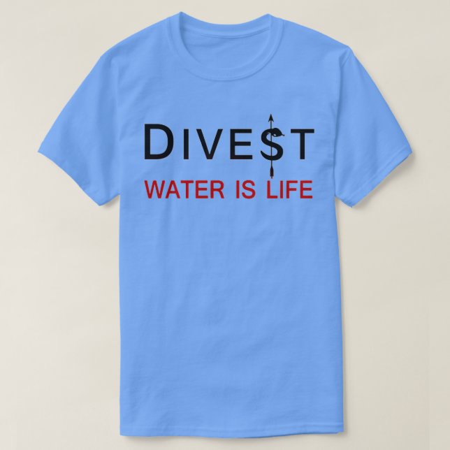 Camiseta El agua diversa es la vida (Diseño del anverso)