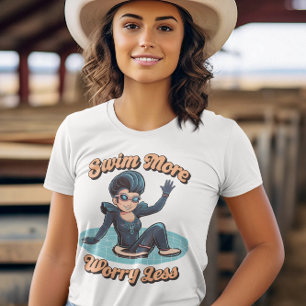 Camiseta El Agua Es Mi Lugar Feliz, El Buceador Enamorado