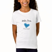 El agua es vida. Chica T-Shirt