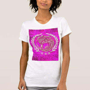 Camiseta El agua salada calma el arte de las ondas del alma