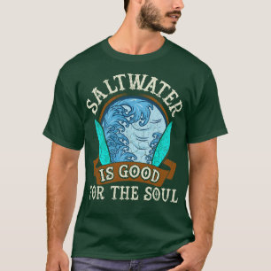 Camiseta El Agua Salada Es Ideal Para Los Surfistas Del Sur