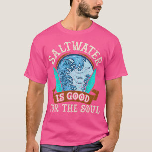 Camiseta El Agua Salada Es Ideal Para Los Surfistas Del Sur