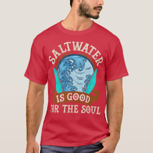 Camiseta El Agua Salada Es Ideal Para Los Surfistas Del Sur