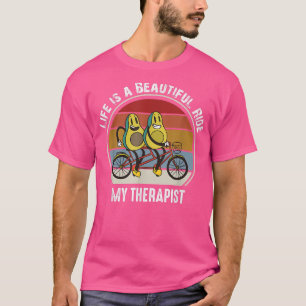 Camiseta El aguacate en bicicleta es un viaje hermoso