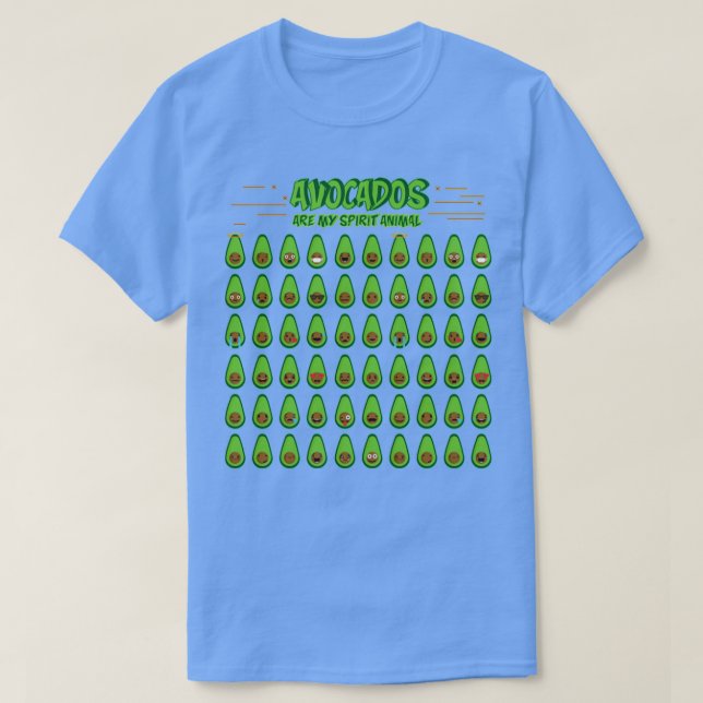 Camiseta El aguacate es mi animal espiritual (Diseño del anverso)
