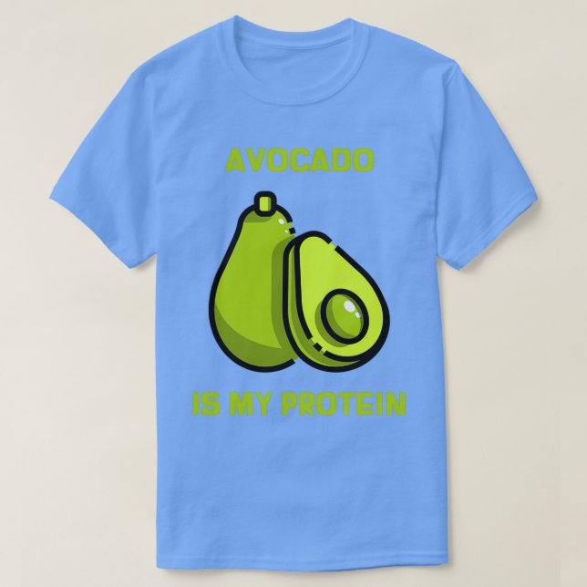 Camiseta El aguacate es mi proteína 3 (Diseño del anverso)