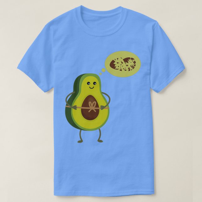 Camiseta El aguacate es un aguacate inteligente (Diseño del anverso)