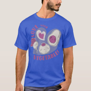 Camiseta El aguacate lindo ama tus verduras para verduras g