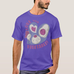 Camiseta El aguacate lindo ama tus verduras para verduras g
