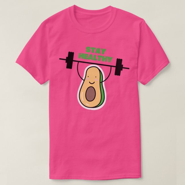 Camiseta El aguacate saludable (Diseño del anverso)