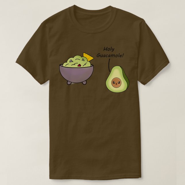 Camiseta El aguacate se encuentra con las frutas guac (Diseño del anverso)