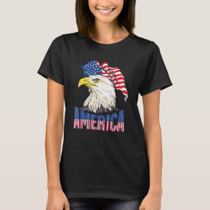 Camiseta El Águila Estadounidense Orgullo 4 De Julio Sam Li