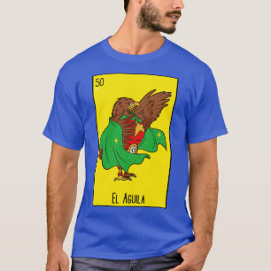 Camiseta El Águila Luchador Mexicano Loteria d