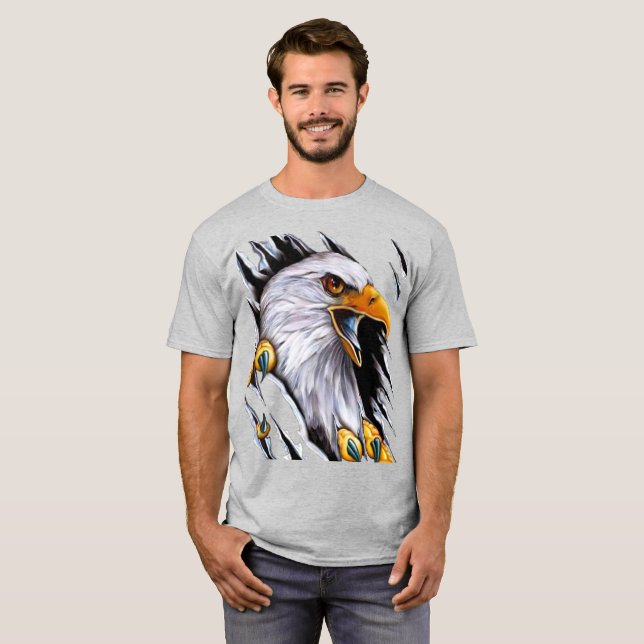 Camiseta El águila que atraviesa (Anverso completo)