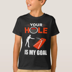 Camiseta El Agujero Es El Objetivo Divertido Juego De Cornh