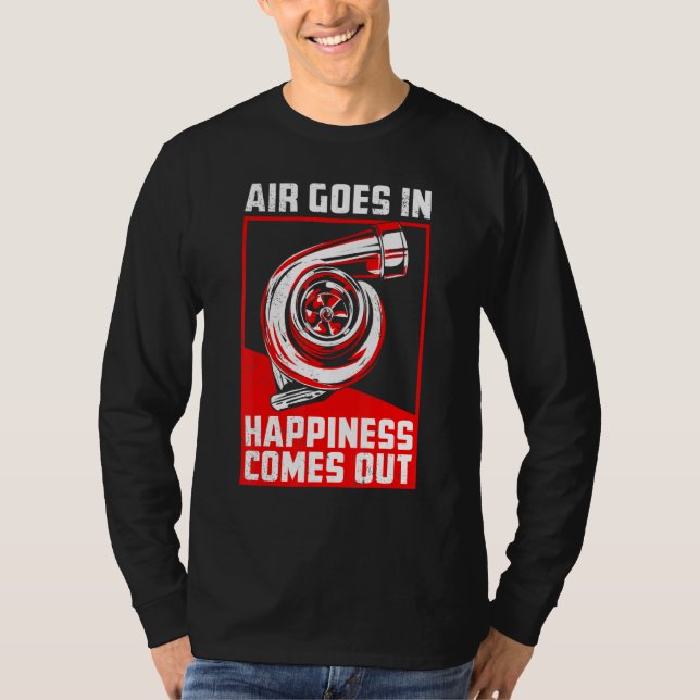 Camiseta El Aire Se Encanta Por La Felicidad Que Sale De La (Anverso)
