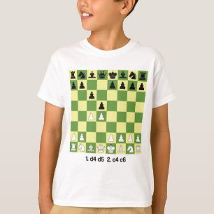 Camiseta El ajedrez de defensa eslava abre regalo de ajedre