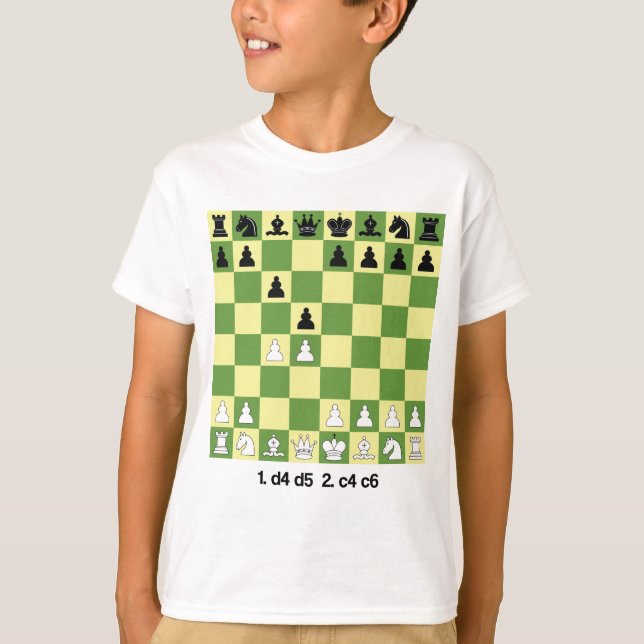 Camiseta El ajedrez de defensa eslava abre regalo de ajedre (Anverso)