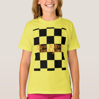 Camiseta "El Ajedrez Es Más Que un Juego" Gráfico de Tabler