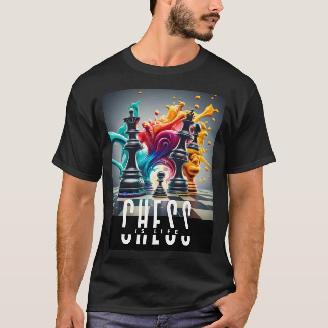 Camiseta El ajedrez es vida (Anverso)