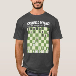 Camiseta El ajedrez es vida - Defensa de Grünfeld