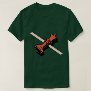 Camiseta El ajedrez gambito de la reina