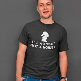 Camiseta El ajedrez gracioso es un caballero, no una odisea