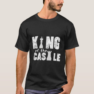 Camiseta El Ajedrez Gráfico Del Rey Del Castillo