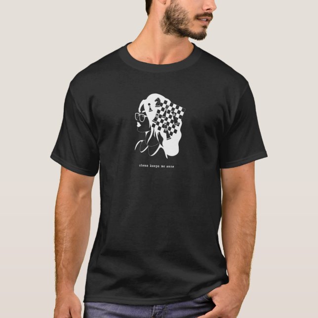 Camiseta El ajedrez me mantiene sano (Anverso)