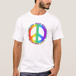 Camiseta El Al l de la paz que necesitamos es amor