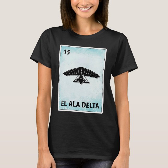 Camiseta El Ala Delta Mexican Hang Gliding Cards (Anverso)