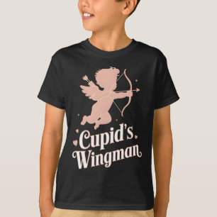 Camiseta El ala derecha de Cupido Diseño divertido de ángel