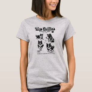 Camiseta El álbum de Collies cubre los compañeros de los am