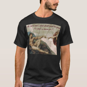 Camiseta El alcance de un hombre debe exceder su compresió