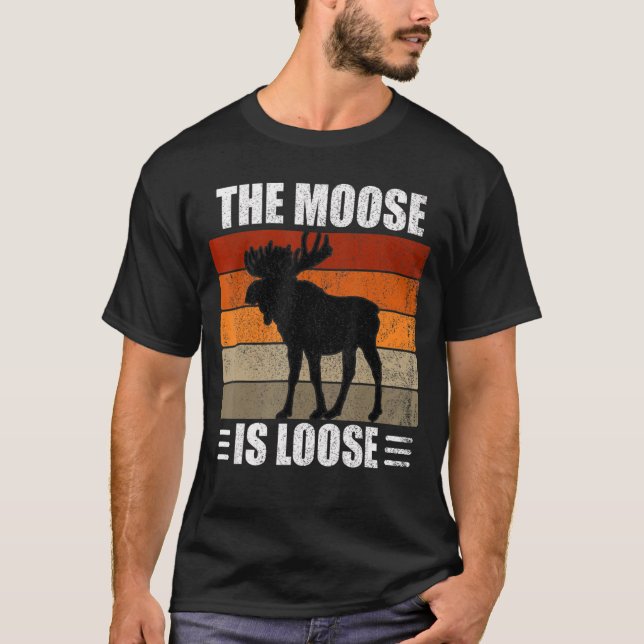Camiseta El alce está suelto (Anverso)
