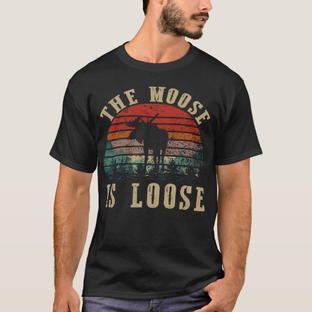 Camiseta el alce está suelto (Anverso)