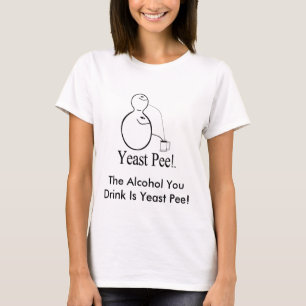 Camiseta ¡El alcohol (cerveza) que usted bebe es pis de la